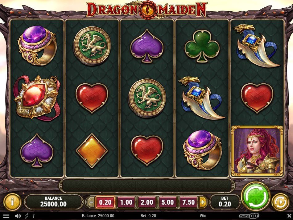 Dragon Maiden Slot - Interface - starbucks88a