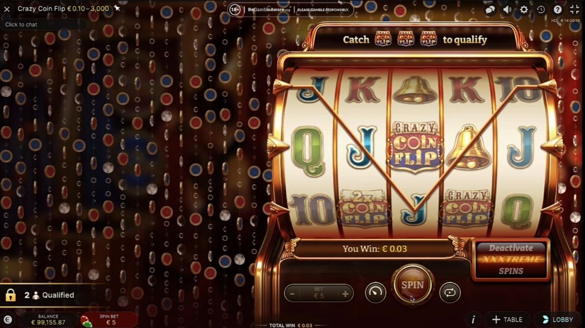 Crazy Coin Flip - Game Play 2 - starbucks88a