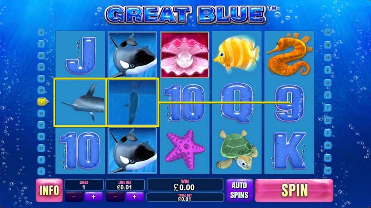 Great Blue Slot - Interface - starbucks88a