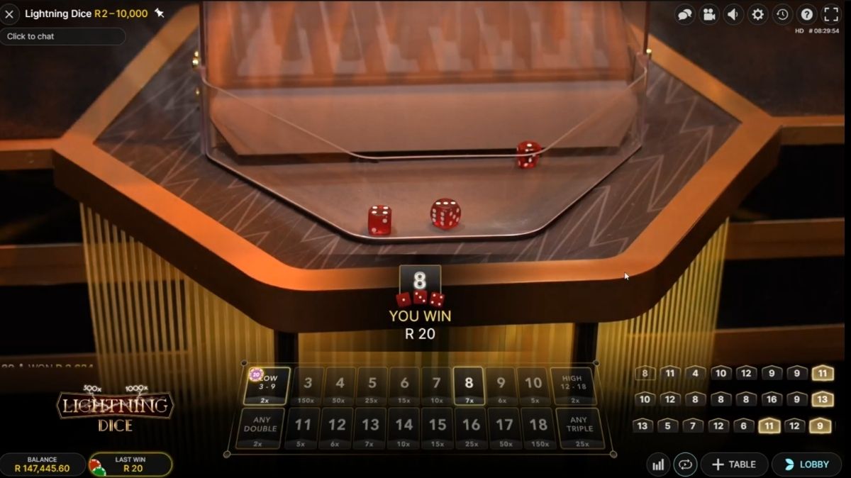 Lightning Dice - Gameplay 2 - starbucks88a